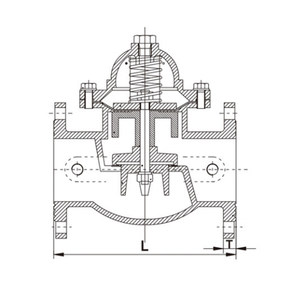 Katup Pengurang Tekanan yang Dapat Disesuaikan 200X-16Q Katup Pengurang Tekanan yang Dapat Disesuaikan 200X-16Q